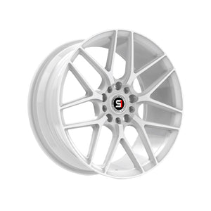 1 X Spec-1 SP-78 All White 18X8 5x114.3/5x120 73.1 Hub 35 Offset White Wheel Rim