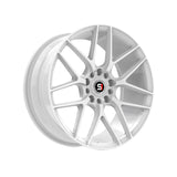 1 X Spec-1 SP-78 All White 18X8 5x114.3/5x120 73.1 Hub 35 Offset White Wheel Rim