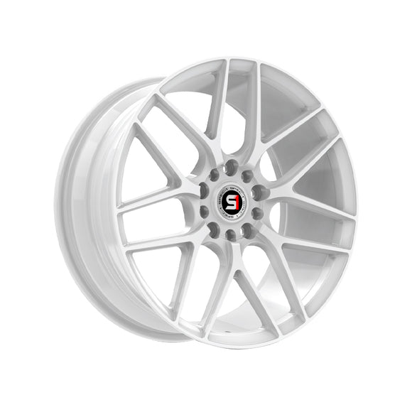 1 X Spec-1 SP-78 All White 17X7.5 5x100/5x114.3 73.1 Hub 35 Offset White Wheel Rim