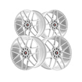 1 X Spec-1 SP-78 All White 18X8 5x112/5x114.3 73.1 Hub 35 Offset White Wheel Rim