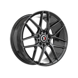 1 X Spec-1 SP-78 Gloss Black 17X7.5 4x100/4x114.3 73.1 Hub 35 Offset Black Wheel Rim
