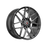 1 X Spec-1 SP-78 Gloss Black & Milled 17X7.5 4x100/4x114.3 73.1 Hub 35 Offset Black Wheel Rim