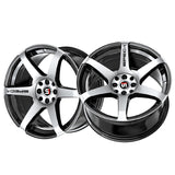 1 X Spec-1 SPT-32 Gloss Black & Machined 18X9 4x100/4x114.3 73.1 Hub 38 Offset Black Wheel Rim