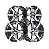 1 X Spec-1 SPT-32 Gloss Black & Machined 18X9 4x100/4x114.3 73.1 Hub 38 Offset Black Wheel Rim