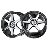 1 X Spec-1 SPT-33 Gloss Black & Machined 17X8 5x110/5x114.3 73.1 Hub 38 Offset Black Wheel Rim