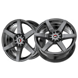1 X Spec-1 SPT-34 Gloss Black 16X7 5x100/5x114.3 73.1 Hub 30 Offset Black Wheel Rim