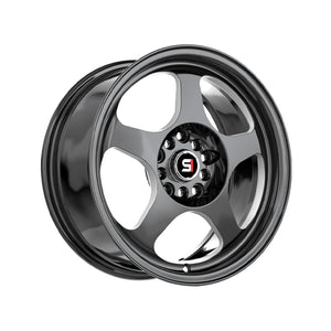 1 X Spec-1 SPT-36 Gloss Black & Milled 16X7 5x100/5x114.3 73.1 Hub 30 Offset Black Wheel Rim