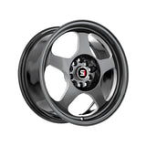 1 X Spec-1 SPT-36 Gloss Black & Milled 16X7 5x100/5x114.3 73.1 Hub 30 Offset Black Wheel Rim