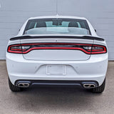 Coolstuffguru Hellcat Style Black Rear Trunk Wing Spoiler Compatible with Dodge Charger 2015-2021