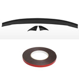 Coolstuffguru Compatible with Chevy Camaro Matte Black ABS 3 Piece Blade Rear Trunk Wing Spoiler