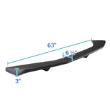 Coolstuffguru Compatible with Chevy Camaro Factory ZL1 Style Matte Black ABS Rear Trunk Spoiler Wing Lid