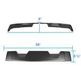 Coolstuffguru Matte Black Rear Window Roof Spoiler Cab Wing Compatible with 2009-2014 Ford F150 F-150