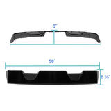 Coolstuffguru Compatible with 2009-2014 Ford F150 F-150 Glossy Black Rear Window Roof Spoiler Cab Wing