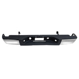 Coolstuffguru Compatible with Chevy Silverado GMC Sierra 1500 Chrome Rear Bumper Step+Pad W/O Sensor Holes