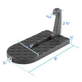 Coolstuffguru Alloy Black Folding Car Door Latch Foot Step Hook Doorstep Assist Pedal Ladder