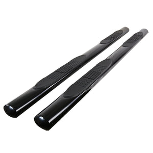 Coolstuffguru Compatible with Ford F150 SuperCrew Cab 4" Black Oval Running Boards Nerf Side Step Bars SS