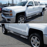 Coolstuffguru Compatible with Chevy Silverado GMC Sierra 1500/2500/3500 5" Side Step Nerf Bar Running Board