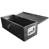 Coolstuffguru Heavy Duty Aluminum Utility Chest Tool Box Storage with Lock 30"x13"x10"