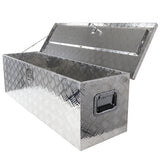 Coolstuffguru 44" Heavy Duty Aluminum Tool Box Truck Pickup Trailer Underbody Storage+Handles