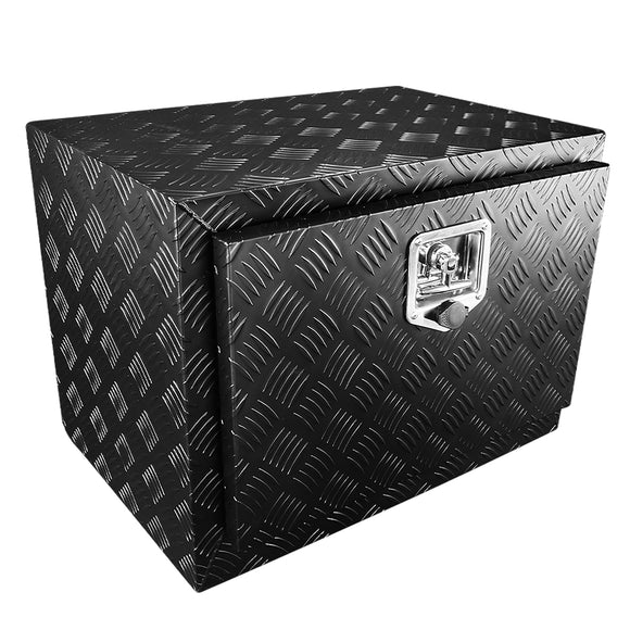 Coolstuffguru Heavy Duty Aluminum Utility Chest Tool Box Storage with Lock 24