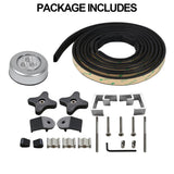 Coolstuffguru Compatible with Dodge Ram 1500/2500/3500 6.4ft Bed Tri-Fold Tonneau Cover