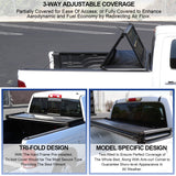 Coolstuffguru Tri-Fold Tonneau Cover Compatible with Chevy Colorado Canyon GMC Canyon Crew Cab 60" Short Bed 2015-2019