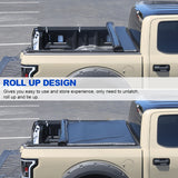 Coolstuffguru Roll Up Vinyl Tonneau Cover Compatible with Ford F150 6'6" Short Bed 2015-2019