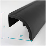 Coolstuffguru Compatible with Ford F150 Trunk Top Protector Cover Tailgate Upper Moulding Cap Black