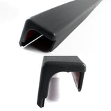 Coolstuffguru Compatible with Hummer H2 SUT Black Tailgate Molding Cap Protector ABS Spoiler Cover