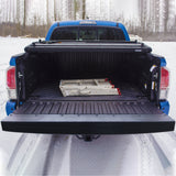 Coolstuffguru Compatible with Toyota Tacoma Black Tailgate Molding Cap Protector Spoiler Cover