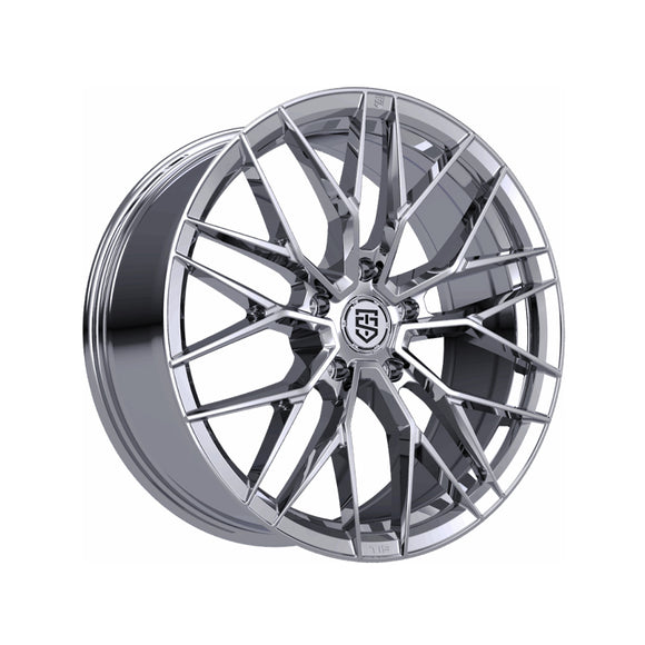 1 X TIS Motorsports 505C 17X7.5 5X120 73.1 Hub +35 Offset Chrome Plated Wheel Rim