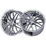 1 X TIS Motorsports 505C 18X8 5X4.50 73.1 Hub +35 Offset Chrome Plated Wheel Rim