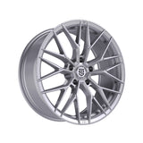 1 X TIS Motorsports 505S 20X8.5 5X4.50 73.1 Hub +35 Offset Silver Wheel Rim