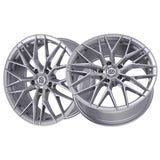 1 X TIS Motorsports 505S 19X8.5 5X120 73.1 Hub +35 Offset Silver Wheel Rim