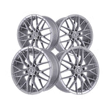 1 X TIS Motorsports 505S 19X8.5 5X120 73.1 Hub +35 Offset Silver Wheel Rim