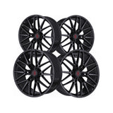 1 X TIS Motorsports 506B 26X10 6X5.50 106.2 Hub +24 Offset Gloss Black Wheel Rim