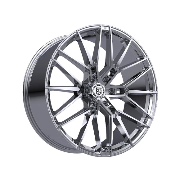 1 X TIS Motorsports 506C 26X10 6X5.50 106.2 Hub +24 Offset Chrome Plated Wheel Rim