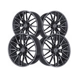 1 X TIS Motorsports 506GM 24X10 6X5.50 106.2 Hub +24 Offset Anthracite Wheel Rim