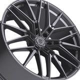 1 X TIS Motorsports 506GM 26X10 6X135 87.1 Hub +24 Offset Anthracite Wheel Rim