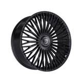 1 X TIS Motorsports 507B 22X9 5X115/5X120 73.1 Hub +15 Offset Black Wheel Rim