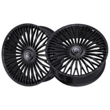 1 X TIS Motorsports 507B 20X8.5 5X4.50/5X120 73.1 Hub +35 Offset Black Wheel Rim