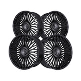 1 X TIS Motorsports 507B 18X8 5X112/5X4.50 73.1 Hub +35 Offset Black Wheel Rim
