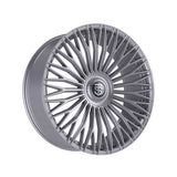 1 X TIS Motorsports 507S 22X9 5X115/5X120 73.1 Hub +15 Offset Silver Wheel Rim