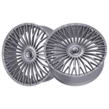 1 X TIS Motorsports 507S 22X9 5X115/5X120 73.1 Hub +15 Offset Silver Wheel Rim