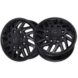 1 X TIS 544B Dually 17X6.5 8X200 142 Hub +129 Offset Gloss Black Wheel Rim