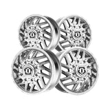 1 X TIS 544C Dually 22X8.25 8X200 142 Hub +127 Offset Chrome Plated Wheel Rim