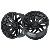 1 X TIS 554B 22X10 6X135/6X5.50 108 Hub -19 Offset Black Wheel Rim