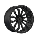 1 X TIS 556SB 22X10 6X135 87.1 Hub +10 Offset Black Wheel Rim
