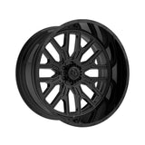 1 X TIS 560B 18X9 8X170 125.2 Hub +10 Offset Black Wheel Rim