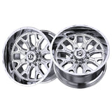 1 X TIS 560C 20X9 6X135 106.2 Hub +18 Offset Chrome Plated Wheel Rim